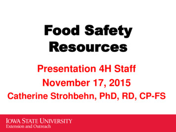 Food Safety Resources - Extension.iastate.edu
