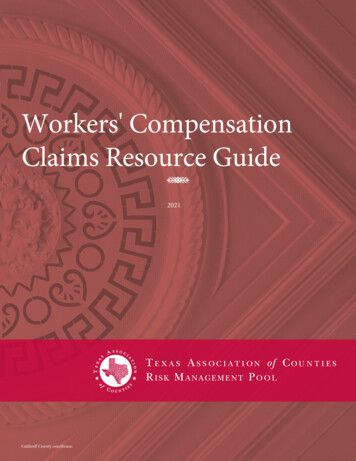 Workers' Compensation Claims Resource Guide - County