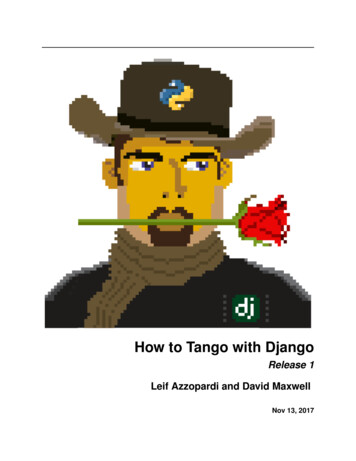 How To Tango With Django - Read The Docs