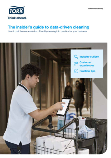 The Insider’s Guide To Data-driven Cleaning - Essity
