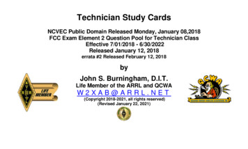 Technician Study Cards - K4USD