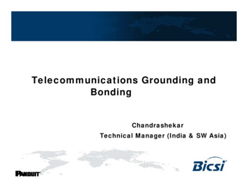 Telecommunications Grounding And Bonding Generic
