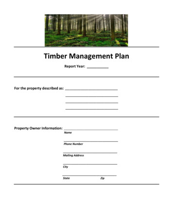 Timber Management Plan - Hardin CAD