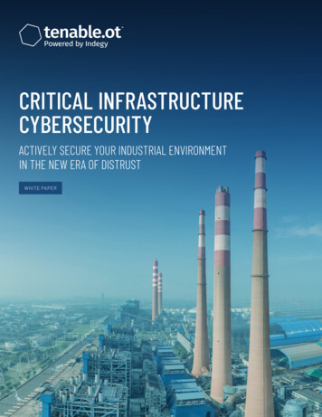 CRITICAL INFRASTRUCTURE CYBERSECURITY - IT Best Of Breed