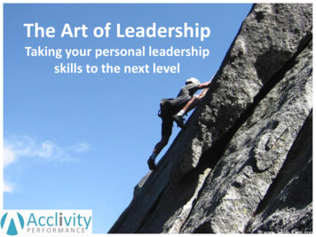 The Art Of Leadership - Txcouncil 