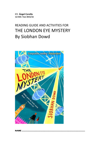 READING GUIDE AND ACTIVITIES FOR THE LONDON EYE 