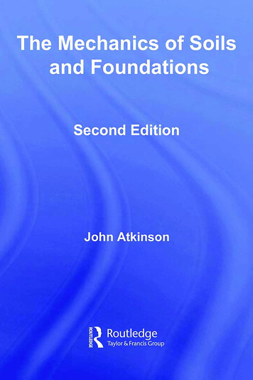 The Mechanics Of Soils And Foundations, Second Edition