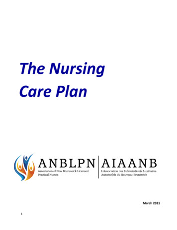 The Nursing Care Plan - ANBLPN