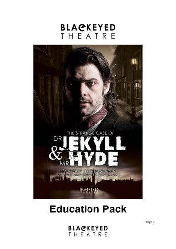 The Strange Case Of Dr Jekyll And Mr Hyde Education Pack
