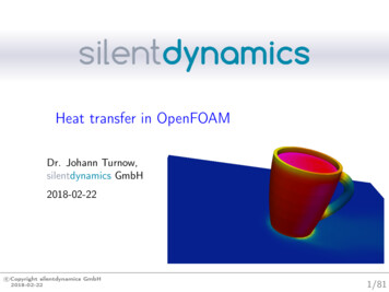Heat Transfer In OpenFOAM