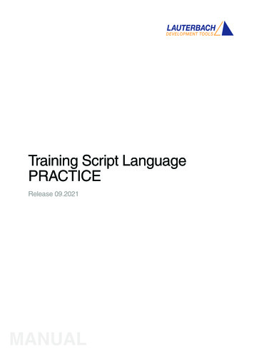Training Script Language PRACTICE - Lauterbach