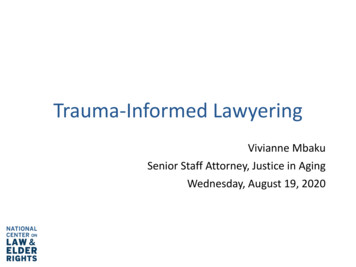 Trauma-Informed Lawyering