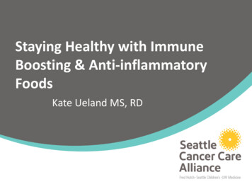 Staying Healthy With Immune Boosting & Anti 