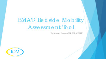 BMAT- Bedside Mobility Assessment Tool - UCLA 