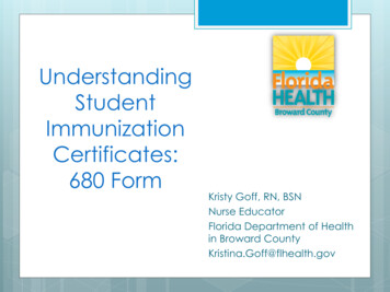 Understanding Student Immunization Certificates: 680 Form