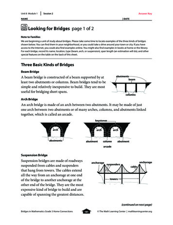 Looking For Bridges Page 1 Of 2 - Weebly