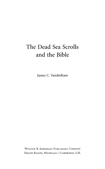 The Dead Sea Scrolls And The Bible