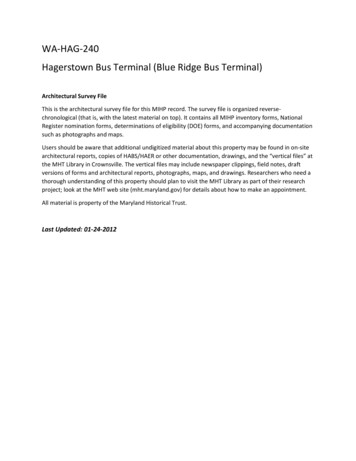 WA-HAG-240 Hagerstown Bus Terminal (Blue Ridge Bus Terminal)