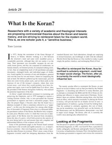 What Is The Koran?