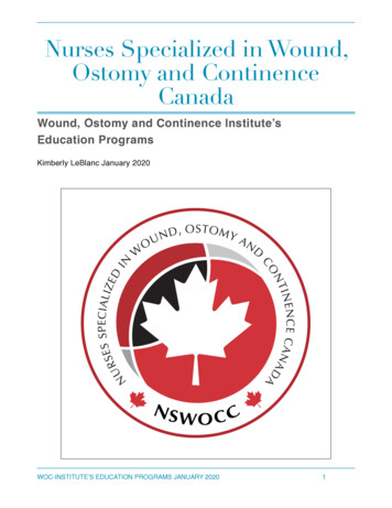 Nurses Specialized In Wound, Ostomy And Continence Canada