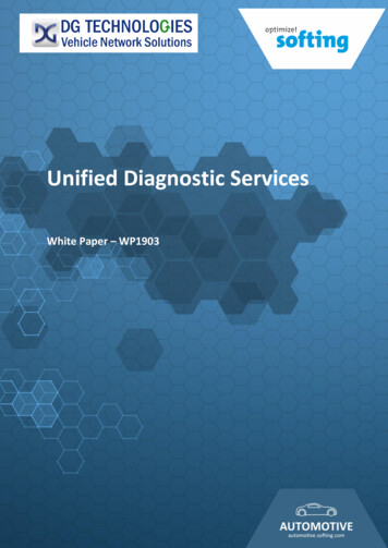 Unified Diagnostic Services - DG Tech