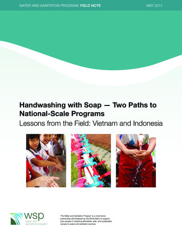 Handwashing With Soap — Two Paths To National-Scale 