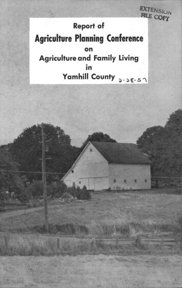 On Agriculture And Family Living Yamhill County - Oregon State University