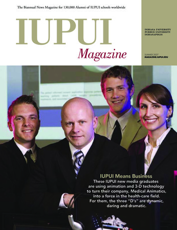 Summer 2007 IUPUI Magazine