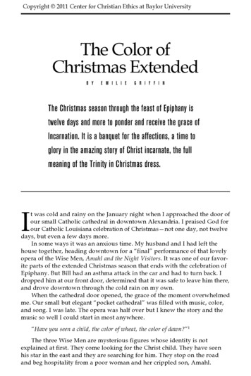 The Color Of Christmas Extended - Baylor University
