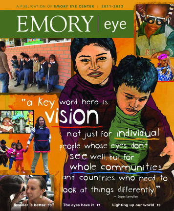 A Publication Of Emory Eye Center 2011-2012