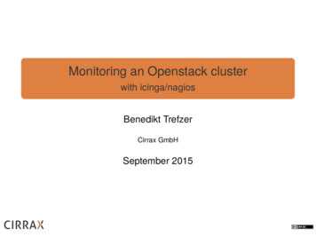 Monitoring An Openstack Cluster With Icinga/nagios - Cirrax