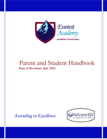 Parent And Student Handbook - Everest-academy 