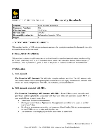 University Standards - UCF Information Security