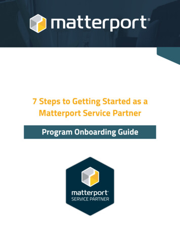 7 Steps To Getting Started As A Matterport Service Partner