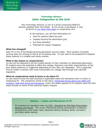 Technology Advisory Solar Integration To The Grid