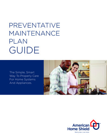 Preventative Maintenance Plan Guide - AZ Home Warranties