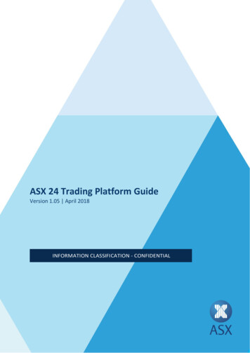 ASX 24 Trading Platform Guide