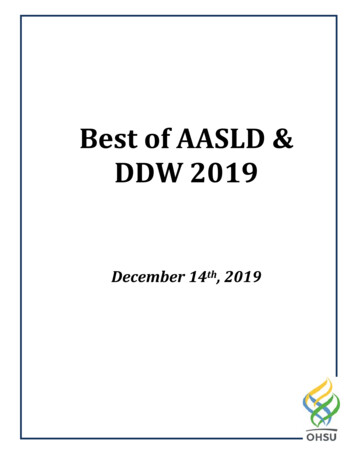 Best Of AASLD DDW - OHSU