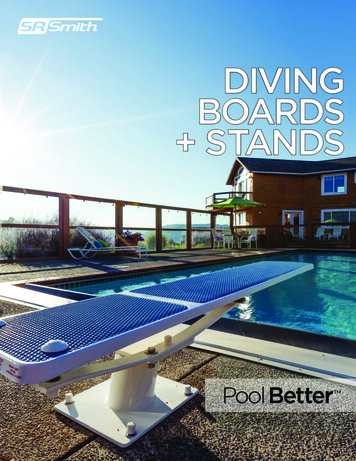 DIVING BOARDS STANDS - S.R.Smith