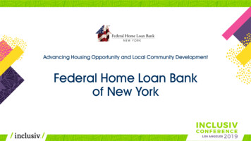 Federal Home Loan Bank Of New York - Inclusiv