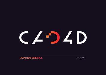 CATALOGO GENERALE Cad4d