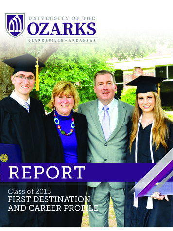 REPORT - University Of The Ozarks
