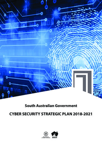 Cyber Security Strategic Plan 2018-2021
