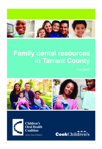 Family Dental Resources In Tarrant County - FWISD
