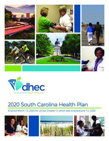 2020 South Carolina Health Plan