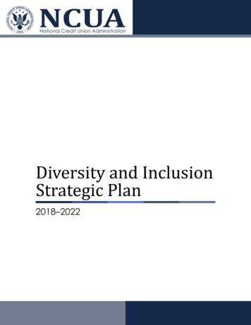 Diversity And Inclusion Strategic Plan 2018-2022