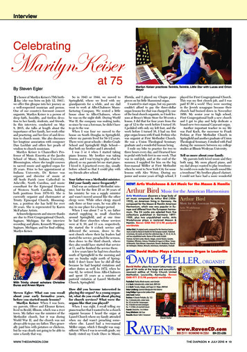 Egler Keiser Interview DIAP0716 Reprint - Trinitybloomington 