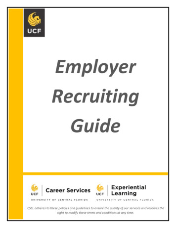 Employer Recruiting Guide - UCF