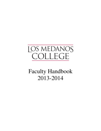 Faculty Handbook 2013-2014 - Los Medanos College