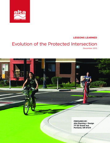 Lessons Learned: Evolution Of The Protected Intersection - Design